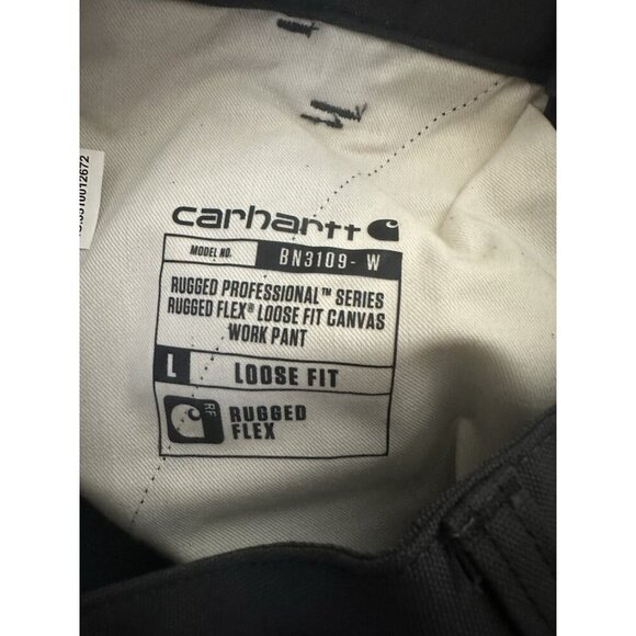 Carhartt Rugged Professional Series Rugged Flex Loose Fit Canvas Pants Gray Sz 6 - Picture 9 of 16